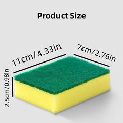 10pcs Non-Scratch Cleaning Sponges Kitchen Bathroom Utensils Essentials