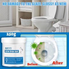 2pcs Ceramic Cleaning Agent Toilet Bowl Cleaner Bathroom Stain Scale Remover