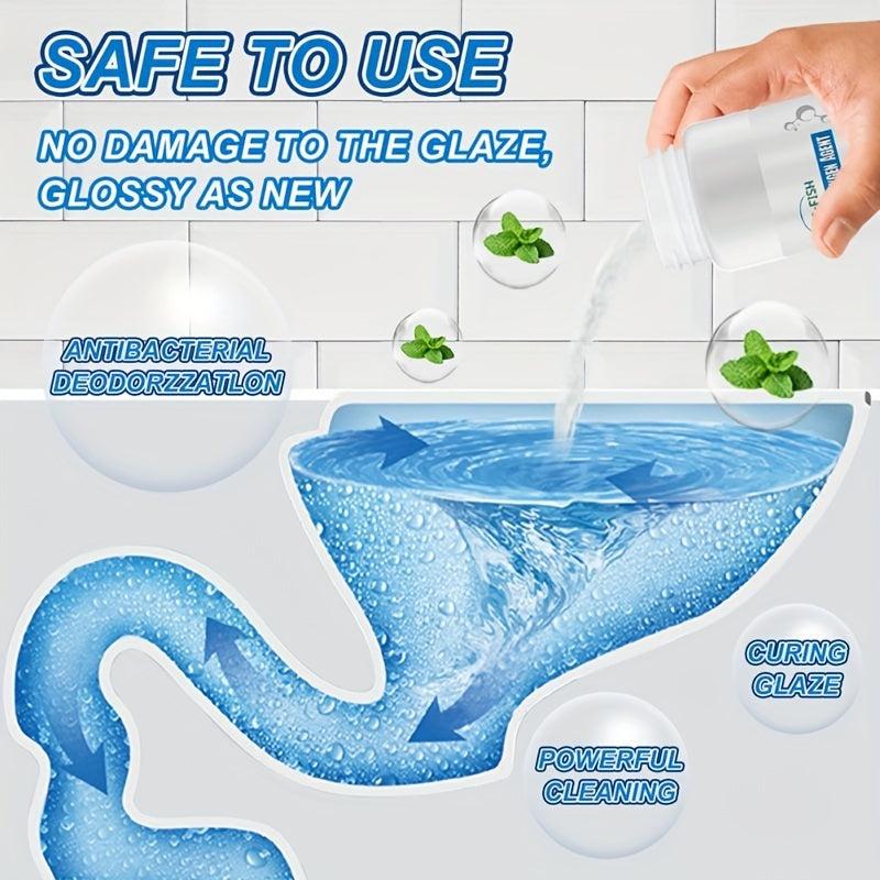 2pcs Ceramic Cleaning Agent Toilet Bowl Cleaner Bathroom Stain Scale Remover