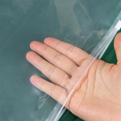 50pcs Thickened Transparent Zipper Clothing Bag High end Travel Storage