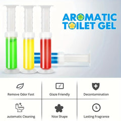 Flower Toilet Cleaning Gel Stamp - Bathroom Deodorizer