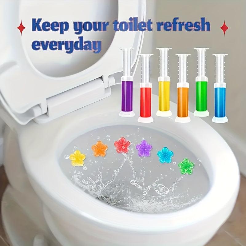 Flower Toilet Cleaning Gel Stamp - Bathroom Deodorizer