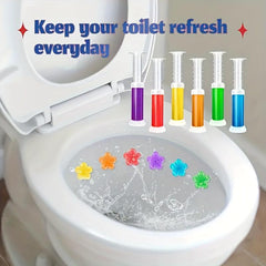 Flower Toilet Cleaning Gel Stamp - Bathroom Deodorizer