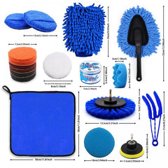Car Cleaning Brush Set Drill Brush Attachment Set For Car Interior Exterior