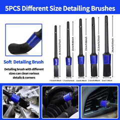 Car Cleaning Brush Set Drill Brush Attachment Set For Car Interior Exterior