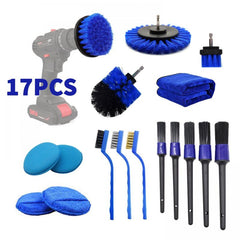 Car Cleaning Brush Set Drill Brush Attachment Set For Car Interior Exterior