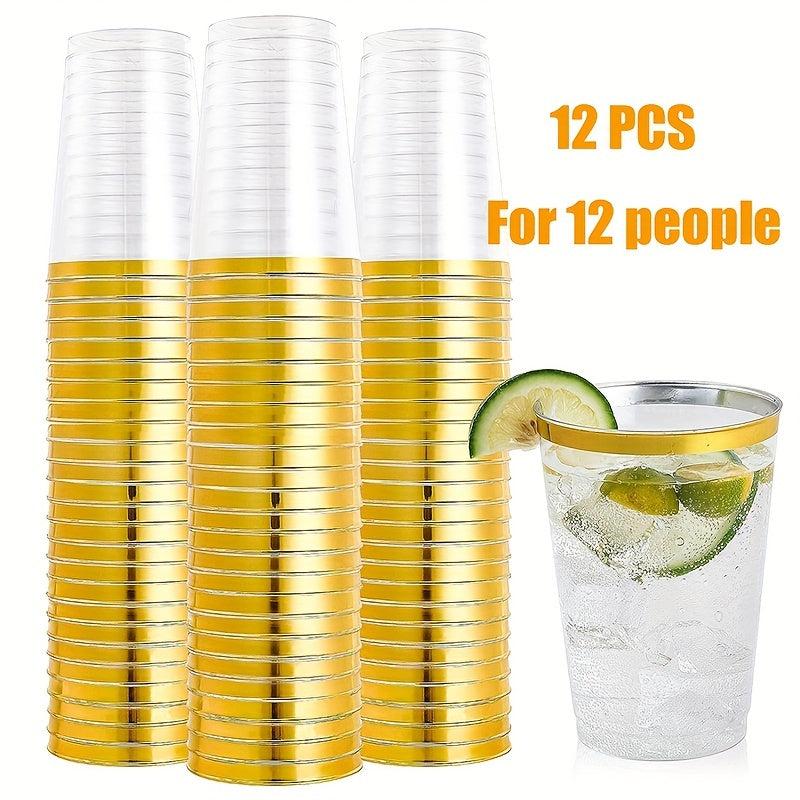 12 Count 12oz Party Cups Ideal for Home Bars Wedding Birthday