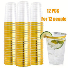 12 Count 12oz Party Cups Ideal for Home Bars Wedding Birthday