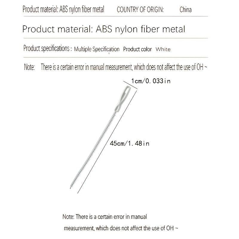 Drain Clog Preventing Cleaning Hook for Kitchen Bathroom Pipe Dredger