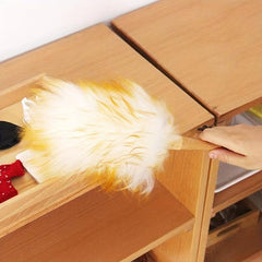 2pcs Wool Duster Lambswool Dusters with Wooden Handle
