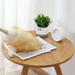 2pcs Wool Duster Lambswool Dusters with Wooden Handle