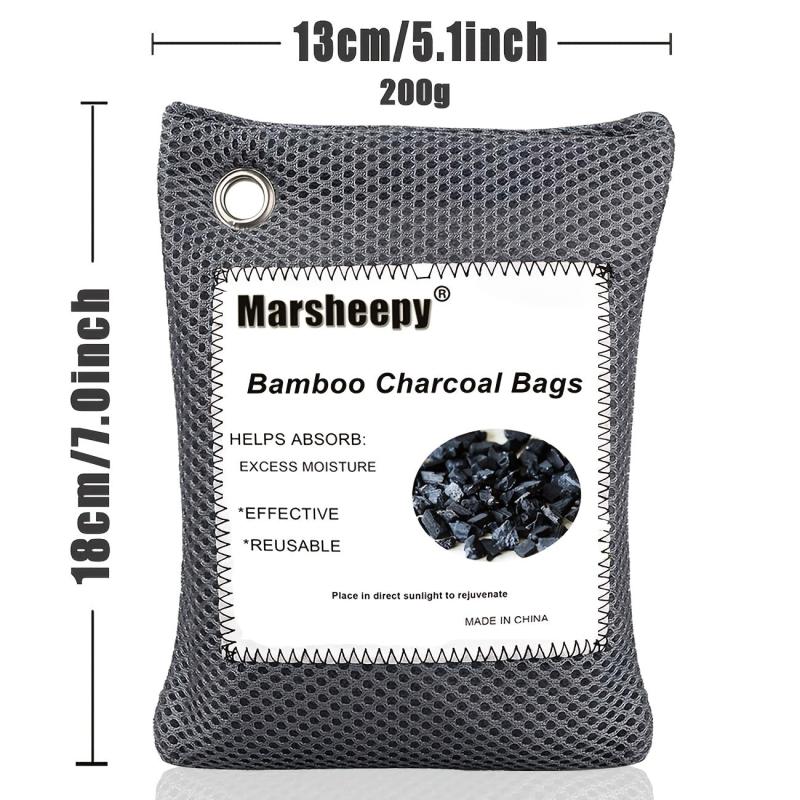 1pc Bamboo Charcoal Bag Deodorant Air Purifying for Pets Shoes Cars