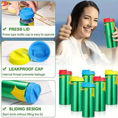 1PC Reusable Beverage Can Covers Leakproof Drink Can Lids Protector