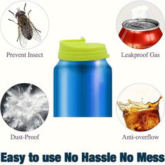 1PC Reusable Beverage Can Covers Leakproof Drink Can Lids Protector