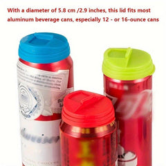 1PC Reusable Beverage Can Covers Leakproof Drink Can Lids Protector