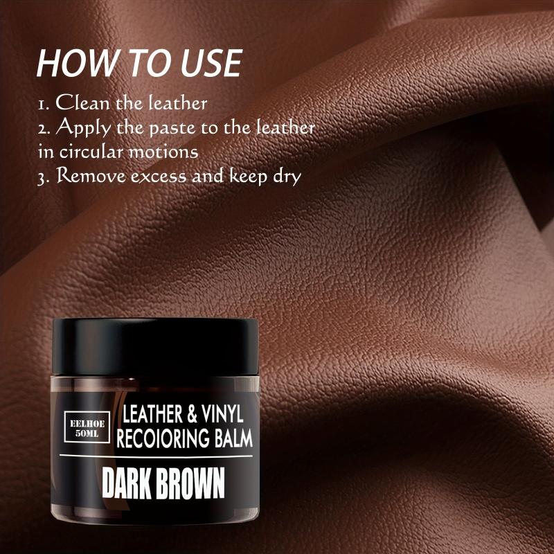 Leather Toning Maintenance Balm 50g for Car Seat Sofa Clothing Bag