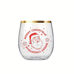 32Pcs 12 Oz Christmas Disposable Wine Glass - Perfect for Party Weddings