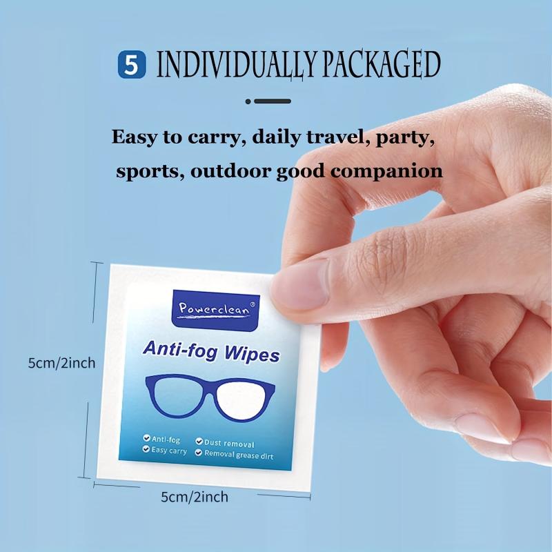 100pcs Eyeglass Cleaner Lens Wipes Non Scratching Non Streaking Anti-fog