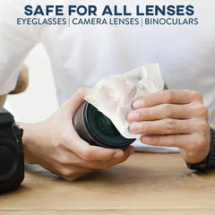 100pcs Eyeglass Cleaner Lens Wipes Non Scratching Non Streaking Anti-fog