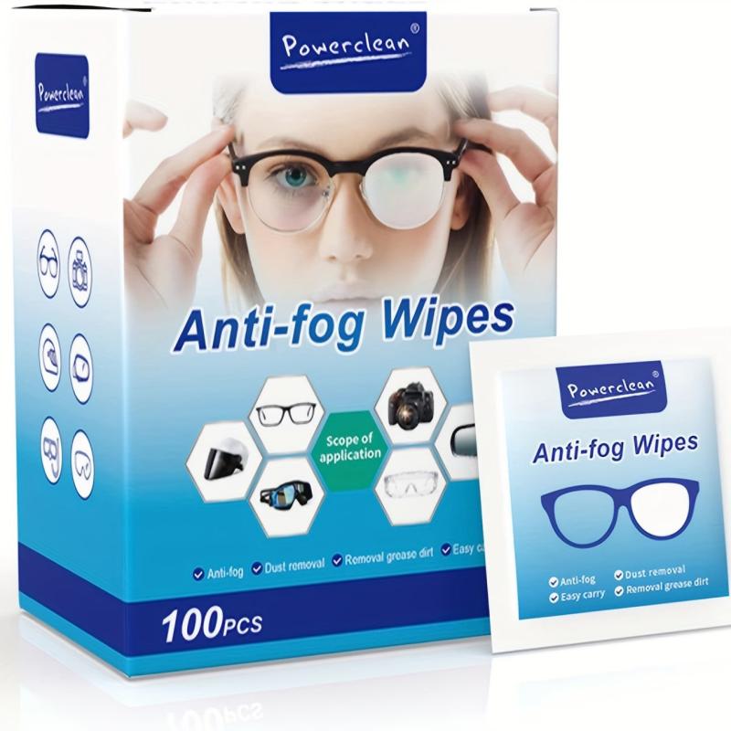 100pcs Eyeglass Cleaner Lens Wipes Non Scratching Non Streaking Anti-fog