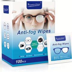 100pcs Eyeglass Cleaner Lens Wipes Non Scratching Non Streaking Anti-fog