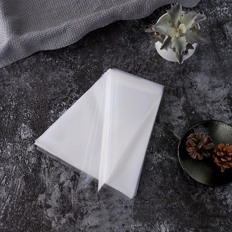 50pcs Disposable Icing Pastry Bags Clear Piping Bags For Cream Frosting