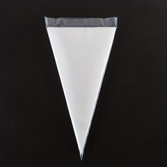 50pcs Disposable Icing Pastry Bags Clear Piping Bags For Cream Frosting