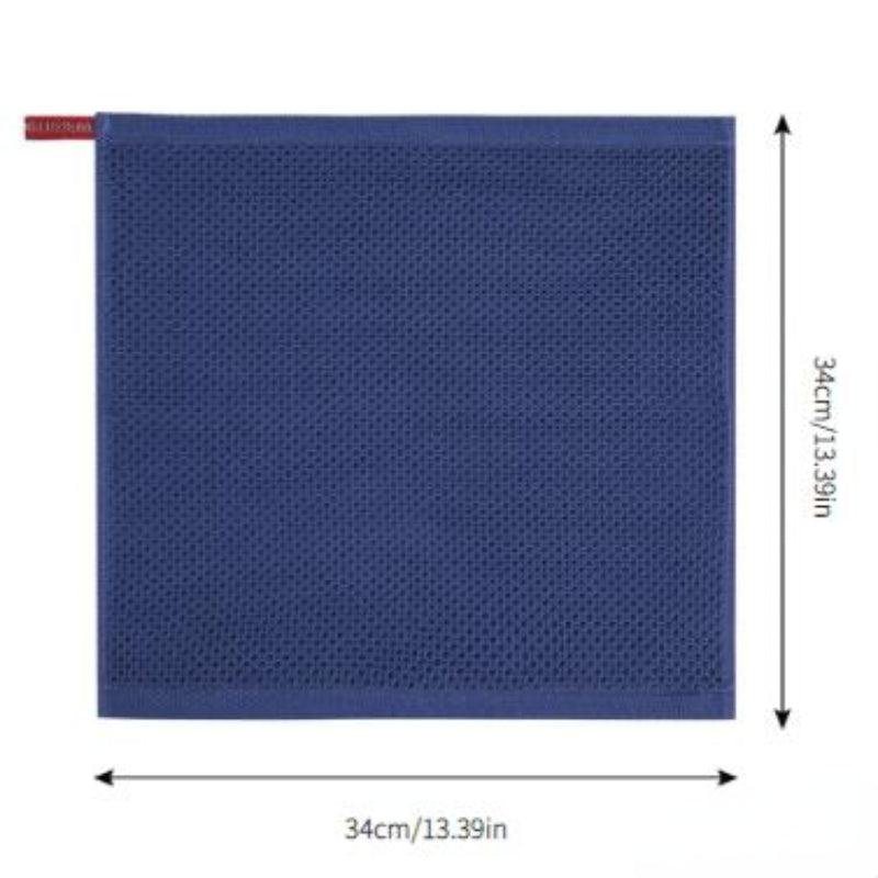 5pcs Square Towel Face Washing Hand Drying Kitchen Dish Cloth Household Rag