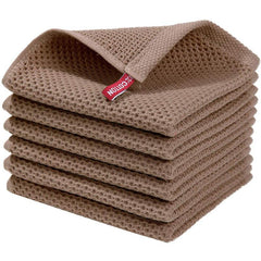 5pcs Square Towel Face Washing Hand Drying Kitchen Dish Cloth Household Rag