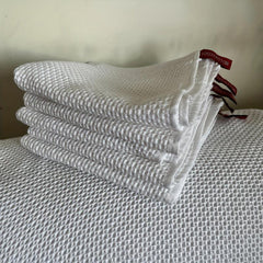 5pcs Square Towel Face Washing Hand Drying Kitchen Dish Cloth Household Rag