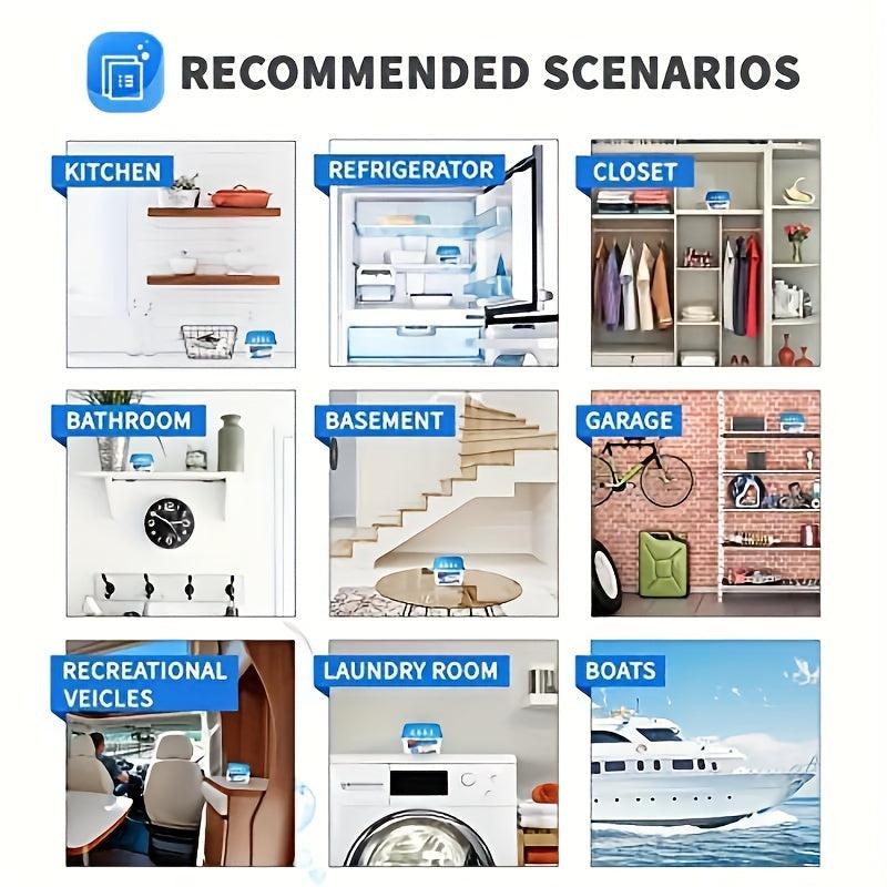6 Mixed Humidity Absorber Boxes for Bathroom Wardrobe