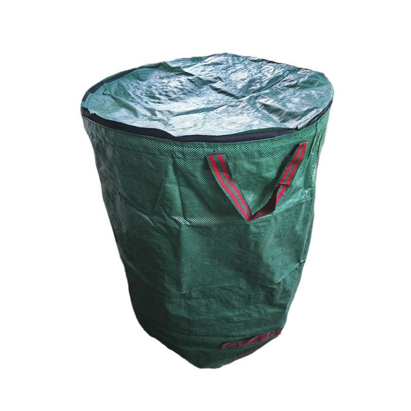Oversized Drop Leaf Bag With Zipper Lid & Handle