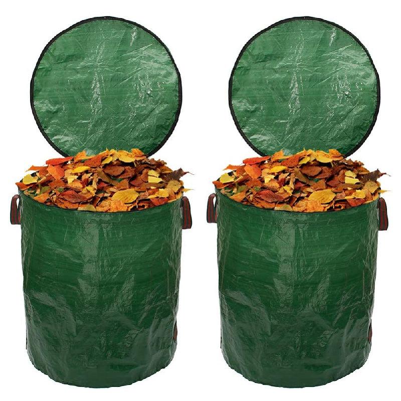 Oversized Drop Leaf Bag With Zipper Lid & Handle