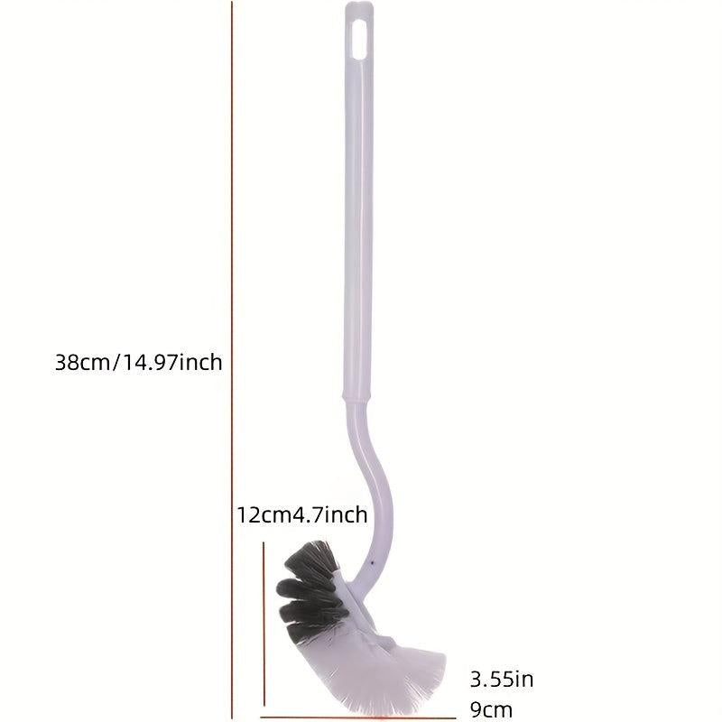1pc Curved Toilet Brush Enhance Cleaning Experience