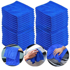 5pcs Microfiber Cleaning Cloth for Home and Car, Multifunctional Household Rag