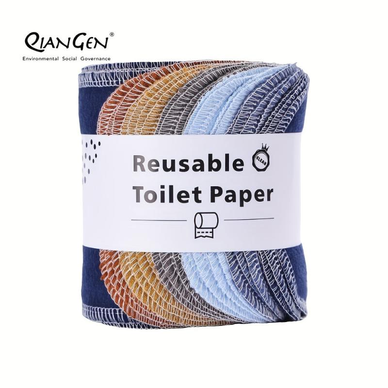 Eco Friendly Reusable Cloth Toilet Paper 24pcs Set