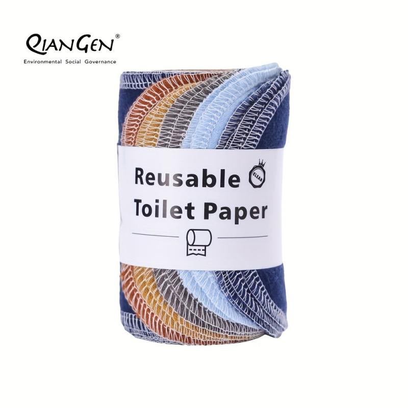 Eco Friendly Reusable Cloth Toilet Paper 24pcs Set