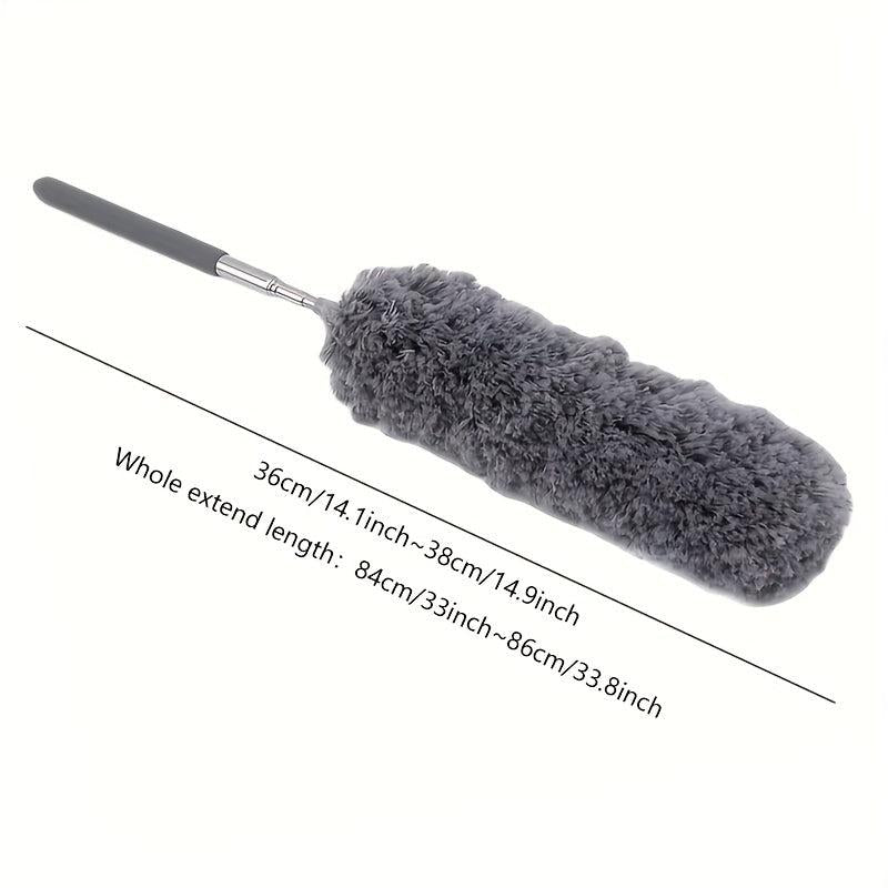 Household Extendable Microfiber Duster Bendable Dusting Brush with Washable Head