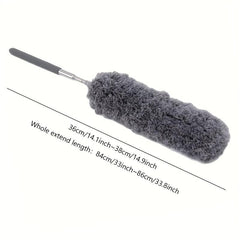 Household Extendable Microfiber Duster Bendable Dusting Brush with Washable Head