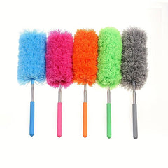 Household Extendable Microfiber Duster Bendable Dusting Brush with Washable Head