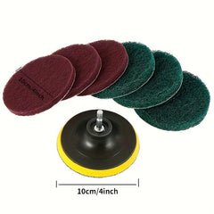 Drill Power Brush Tile Scrubber Cleaning Kit for Bathroom Kitchen