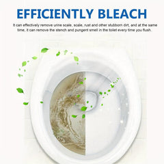12pcs Automatic Toilet Bowl Cleaner Tablet Strong Descaling Agent Deodorant