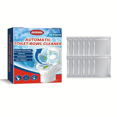 12pcs Automatic Toilet Bowl Cleaner Tablet Strong Descaling Agent Deodorant