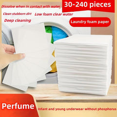 Power Laundry Detergent Sheets 180pcs Antibacterial Clothes Cleaner