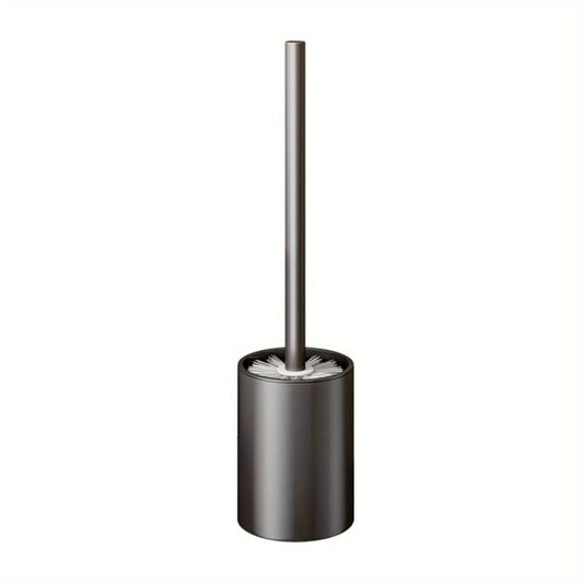 Toilet Brush Set: Long Handle, Flexible Design, Standing & Wall Mounted