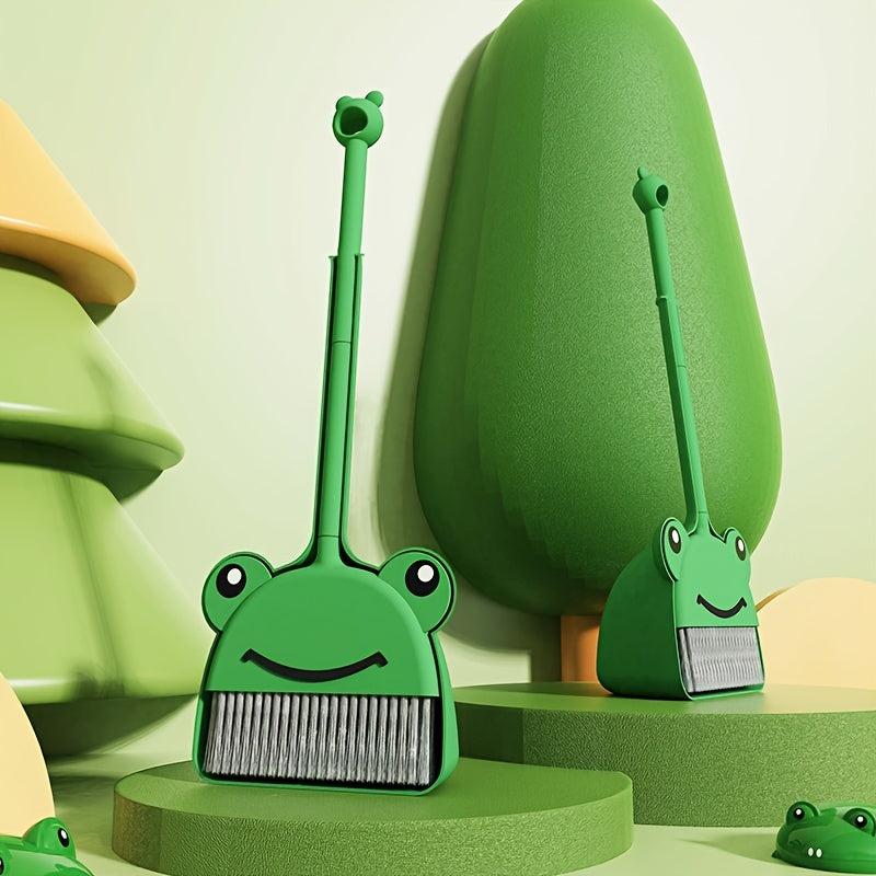 Kids Broom And Dustpan Set - Portable Cleaning Toys for Toddlers