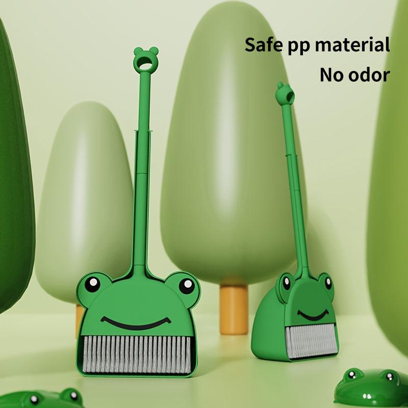 Kids Broom And Dustpan Set - Portable Cleaning Toys for Toddlers
