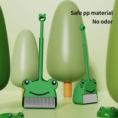 Kids Broom And Dustpan Set - Portable Cleaning Toys for Toddlers