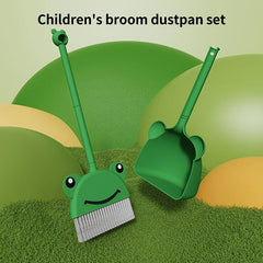 Kids Broom And Dustpan Set - Portable Cleaning Toys for Toddlers