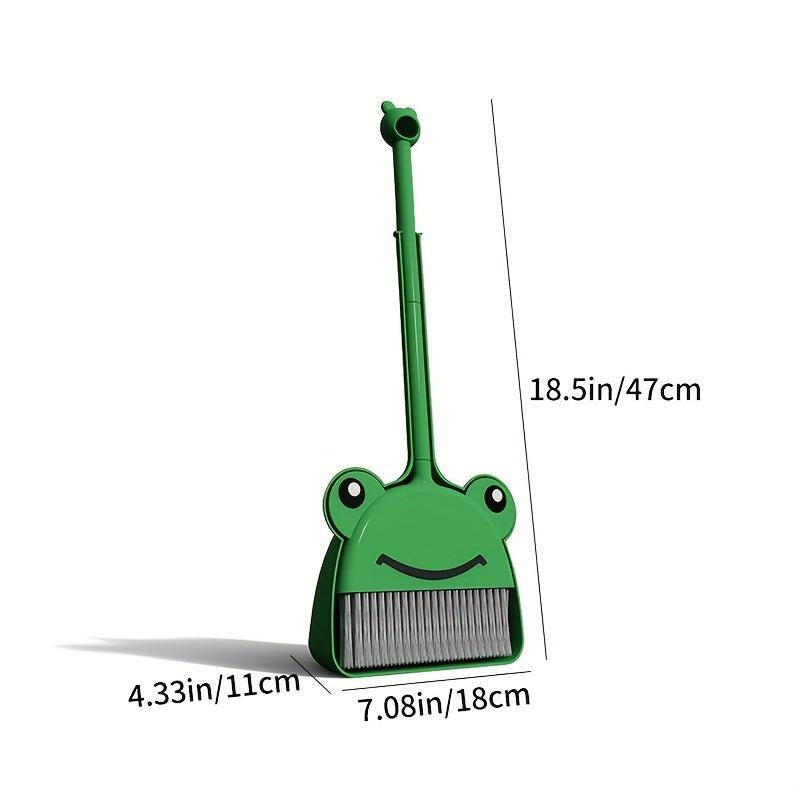 Kids Broom And Dustpan Set - Portable Cleaning Toys for Toddlers